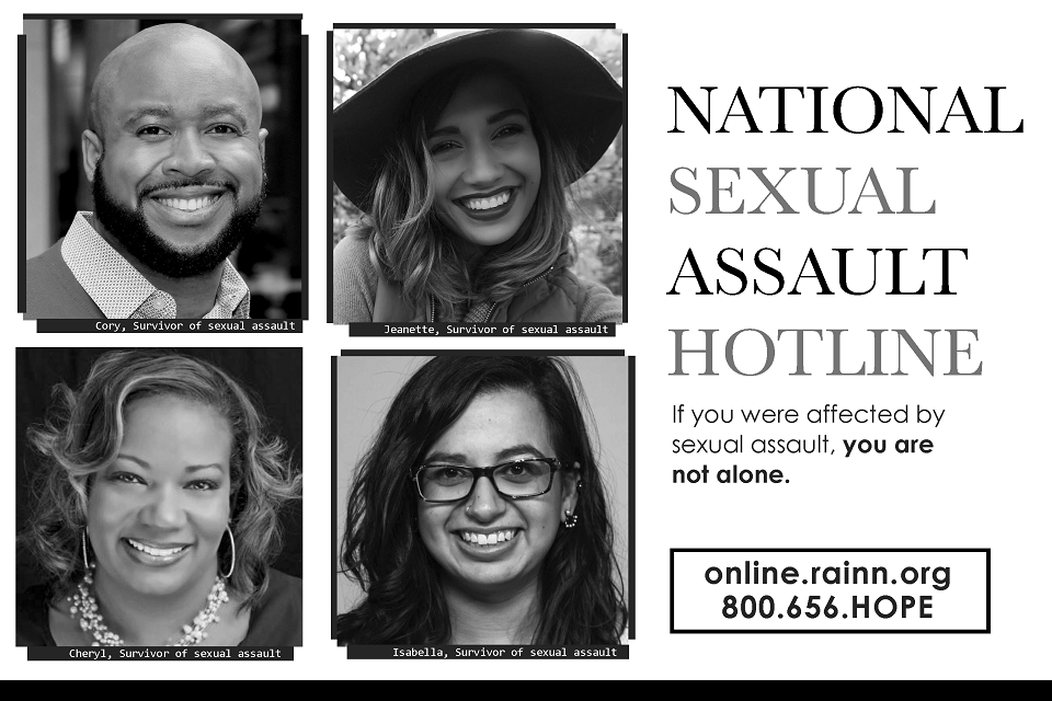 Four survivors of sexual assault
